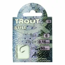 ALBATROS Onderlijnen Trout Style 60cm (10 Pcs)
