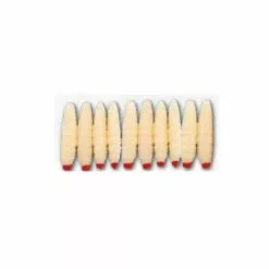 ALBATROS Troutstyle Honeyworm Wit (10 Pcs)