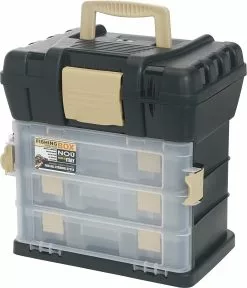 Arca Fishing Tackle Case Box Handybox K4 - Inclusief 3 Boxen