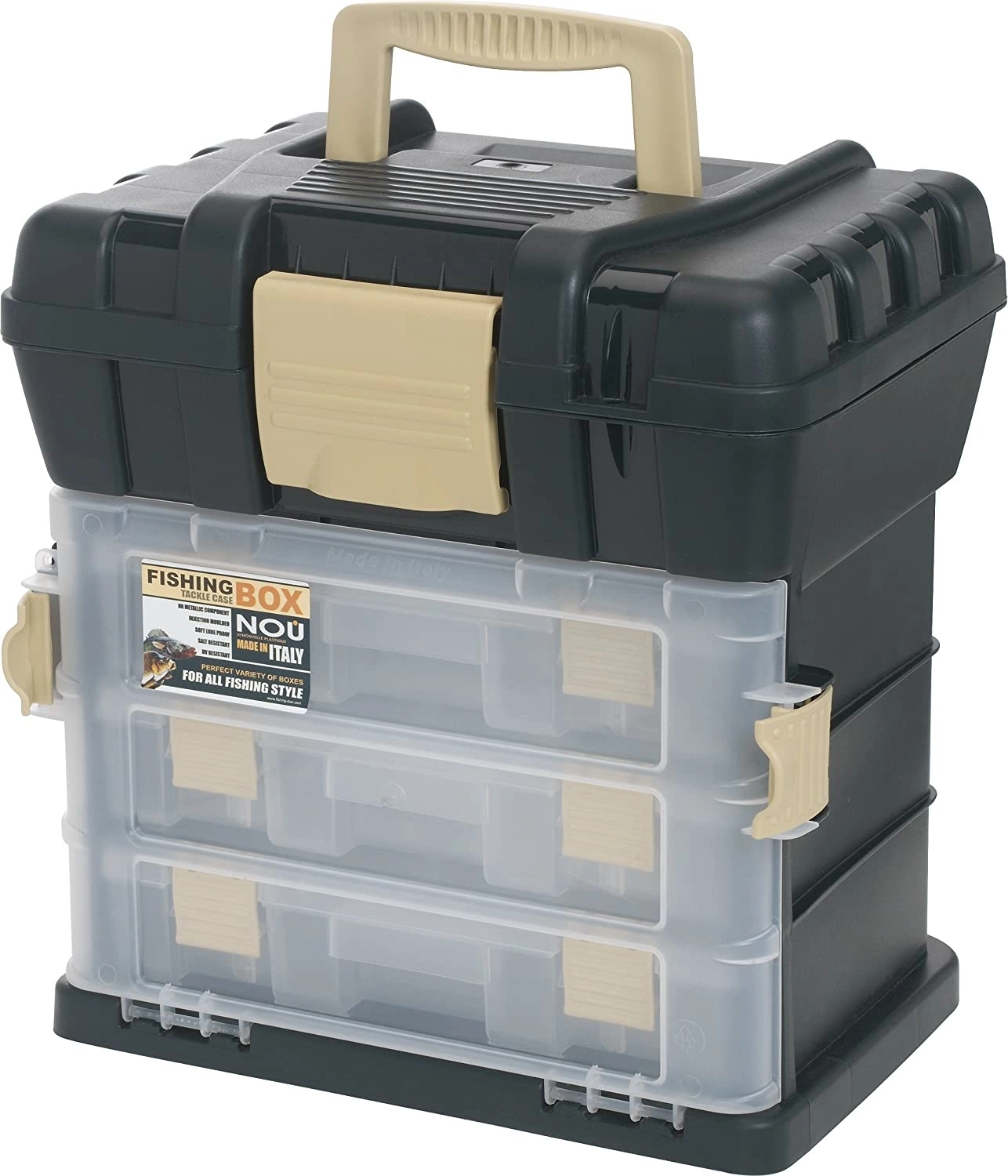 Arca Fishing Tackle Case Box Handybox K4 - Inclusief 3 Boxen 3 Arca Fishing Tackle Case Box Handybox K4 - Inclusief 3 Boxen