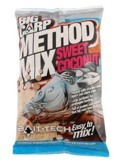 Bait-Tech Big Carp Method Mix 2 Kilo Sweet Coconut