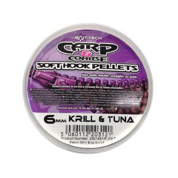 Bait-Tech Carp & Coarse Soft Hook Pellets 6mm 5 Bait-Tech Carp & Coarse Soft Hook Pellets 6mm - Afbeelding 3
