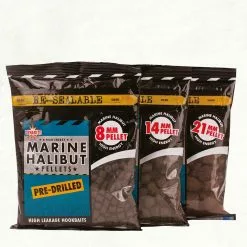 DYNAMITE BAITS Pellets Marine Halibut Pre-Drilled 8mm 350gr