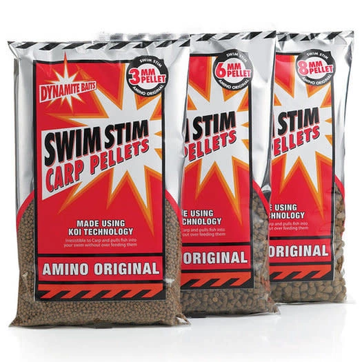 DYNAMITE BAITS Swim Stim Carp Pellets Amino Original (900g) 3 DYNAMITE BAITS Swim Stim Carp Pellets Amino Original (900g)