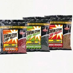 DYNAMITE BAITS Swim Stim Carp Pellets Pro-Expanders (300g) Betaine Green