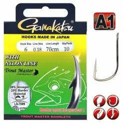Gamakatsu Onderlijn LS-708N Trout Master (10 Pcs)