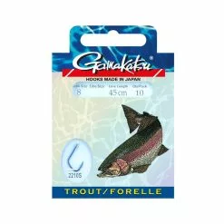 Gamakatsu Onderlijnen Forel Haak 2210S 45cm (10 Pcs)