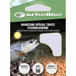 GARBOLINO Onderlijn Fluorocarbon Speciaal Forel 50cm (10 Pcs)