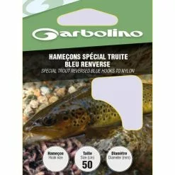 GARBOLINO Onderlijn Speciaal Forel Blauw Renverses 50cm (10 Pcs)
