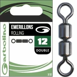 GARBOLINO Stream Line Micro Double Rolling Swivel (10 Pcs)