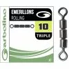 GARBOLINO Streamline Micro Triple Rolling Swivel (7 Pcs) -Goedkope Hengels winkel garbolino streamline micro triple rolling swivel 7