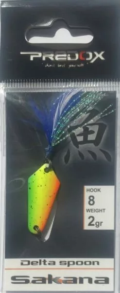 Predox Sakana Delta Spoon - Haak 8 - 2g 7 Predox Sakana Delta Spoon - Haak 8 - 2g -Goedkope Hengels winkel predox sakana delta spoon haak 8 2g 2