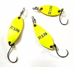 Rapture Windex Lures Area Spoon Set (1.3g-2.2g-3gr) 6 Rapture Windex Lures Area Spoon Set (1.3g-2.2g-3gr) -Goedkope Hengels winkel rapture windex lures area spoon set 13g 22g 3gr 1