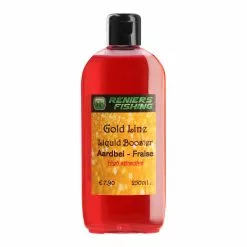 Reniers Fishing Gold Line Liquid Booster (Fruity Taste 250ml) -Goedkope Hengels winkel reniers fishing gold line liquid booster fruity ta 3