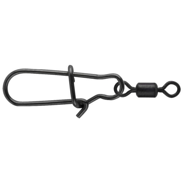 Spro Black Rolling Swivel & Hook Snap (10 Pcs) 3 Spro Black Rolling Swivel & Hook Snap (10 Pcs)
