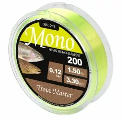 Trout Master Hi-Vis Mono Chartreuse 200m
