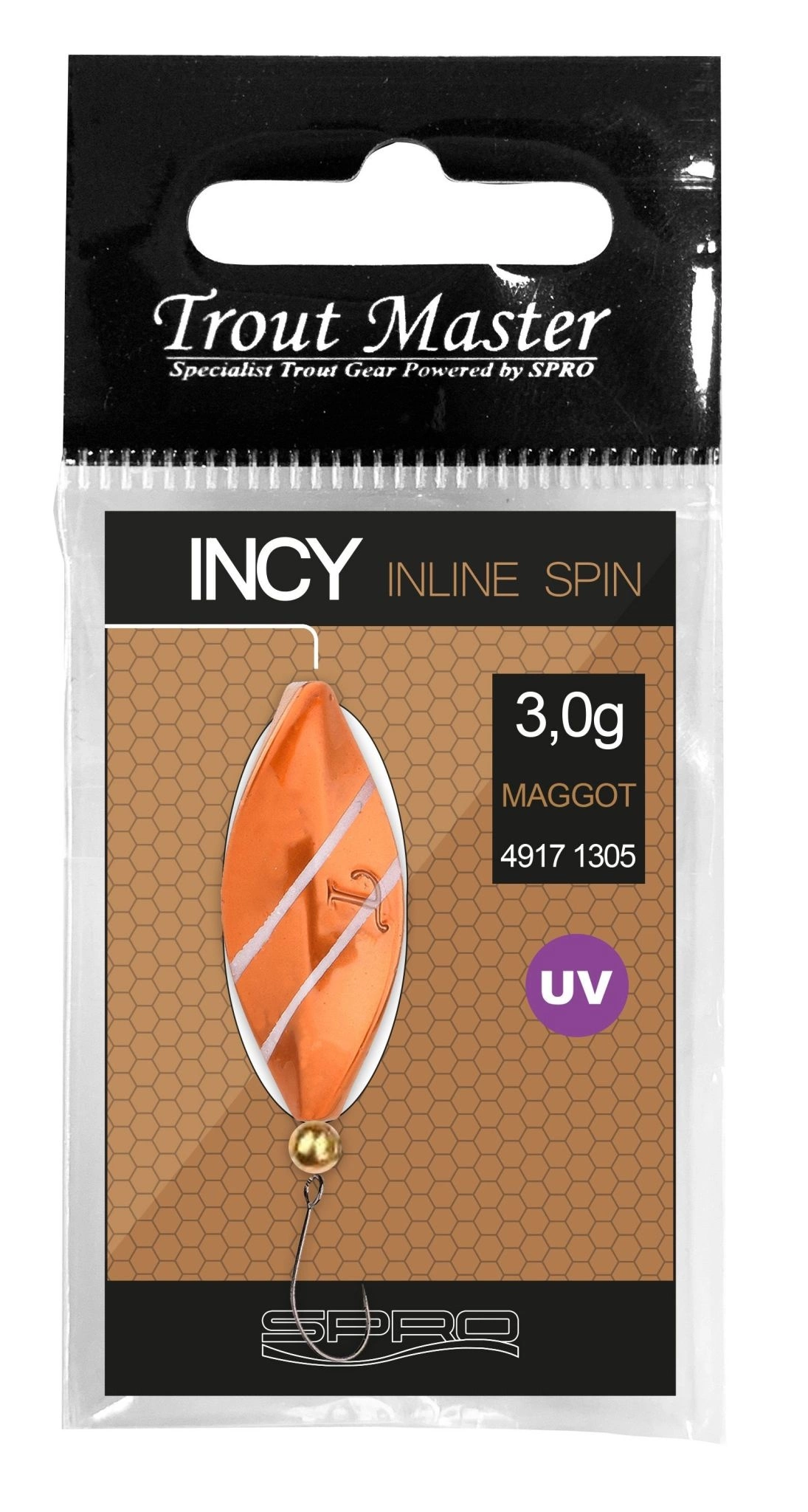 Trout Master Incy Inline Spin Spoon 3g 4 Trout Master Incy Inline Spin Spoon 3g - Afbeelding 2