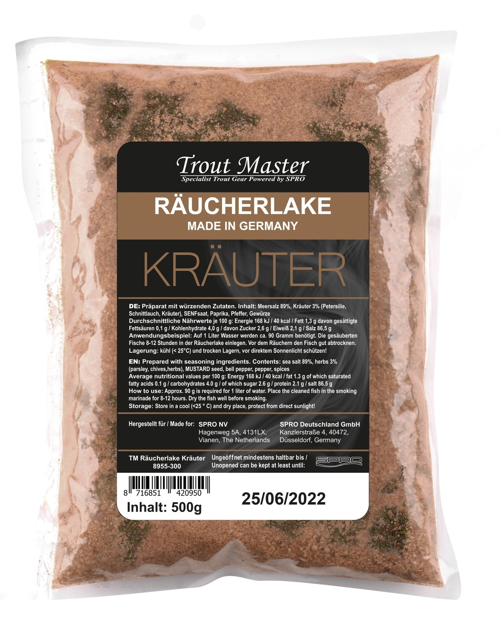 Trout Master Rook Kruiden - Raucherlake (500gr) 3 Trout Master Rook Kruiden - Raucherlake (500gr)